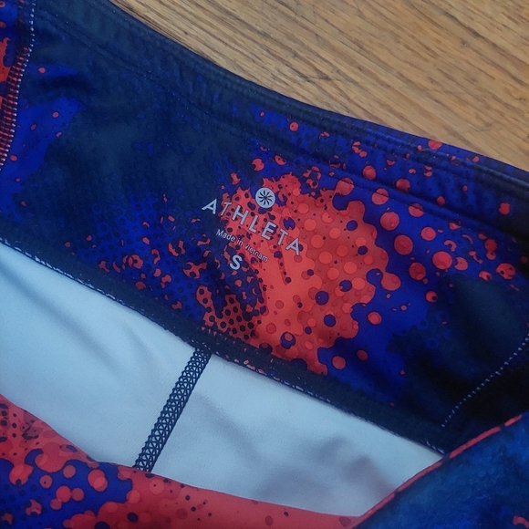 Athleta Workout Pants Women Sz Small Exercise Back POCKET - Picture 3 of 5